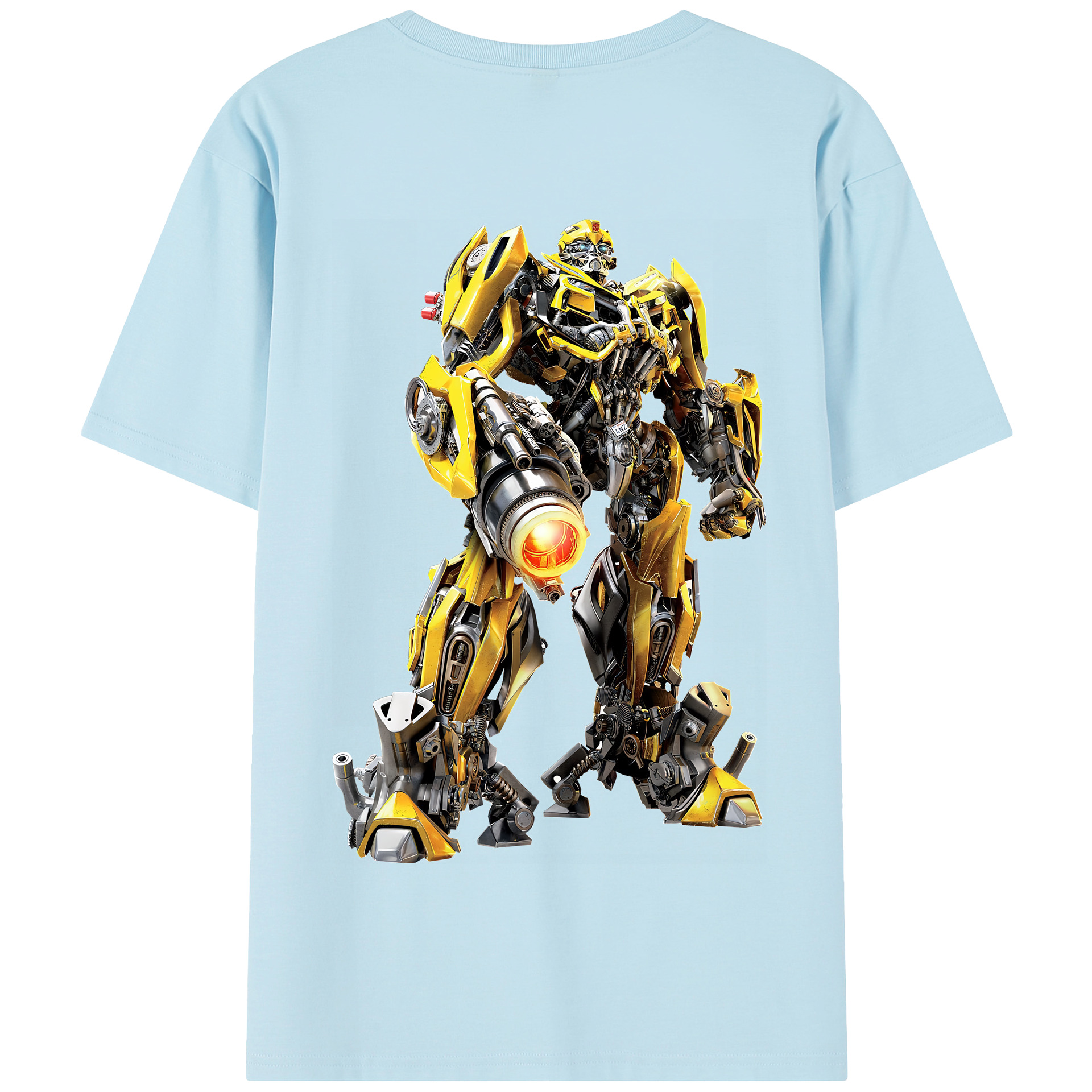 （画像用） Transformers トランスフォーマー 綿100％半袖Tシャツ（背面プリント）